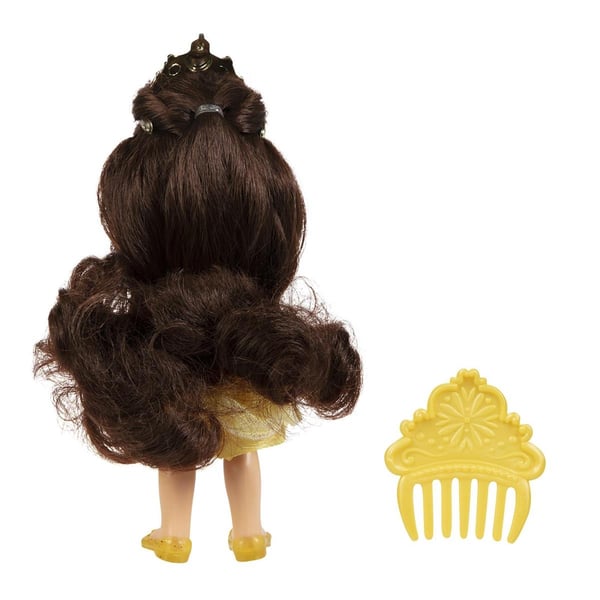 JAKKS Pacific Disney Princess 6 tommers liten dukke med kam Belle