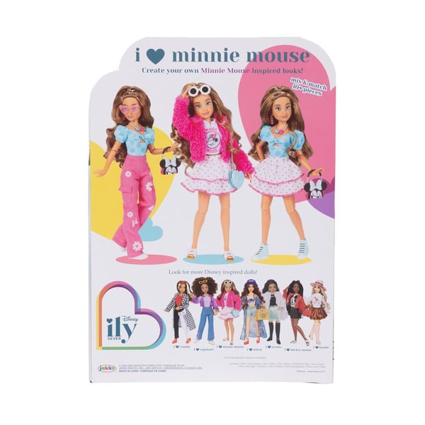 JAKKS Pacific Disney ily 4EVER Fashion Doll med ekstra mote inspirert av Minnie