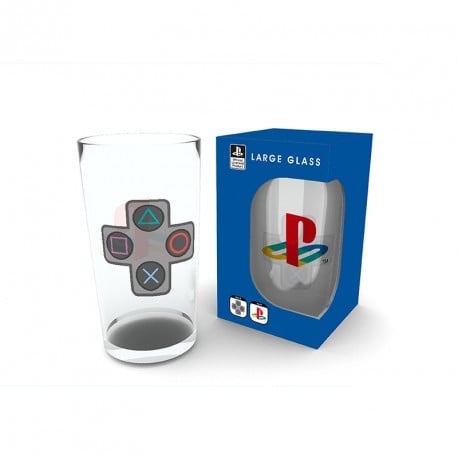Abysse PLAYSTATION - Stort glass - 400ml - Knapper - eske