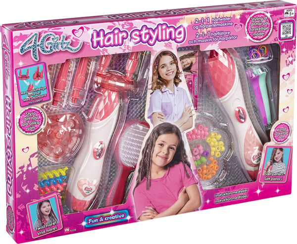 4-Girlz 2 i 1 hårsett (63236)