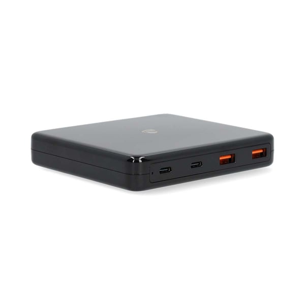Nedis Bordlader | GaN | 1.5 / 2.0 / 2.5 / 3.0 / 3.25 A A | Antall utganger: 4 | USB-A / USB-C™ | Euro | 1.50 m | Automatisk Spenning Utvalg