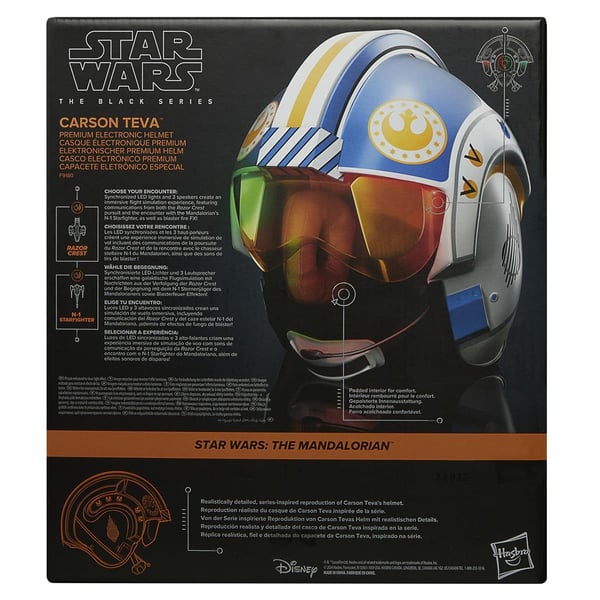 Star Wars The Black Series Elektronisk hjelm Carson Teeva