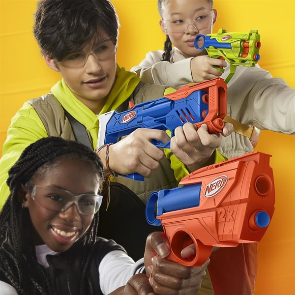 NERF N-Series Trippel actionpakke