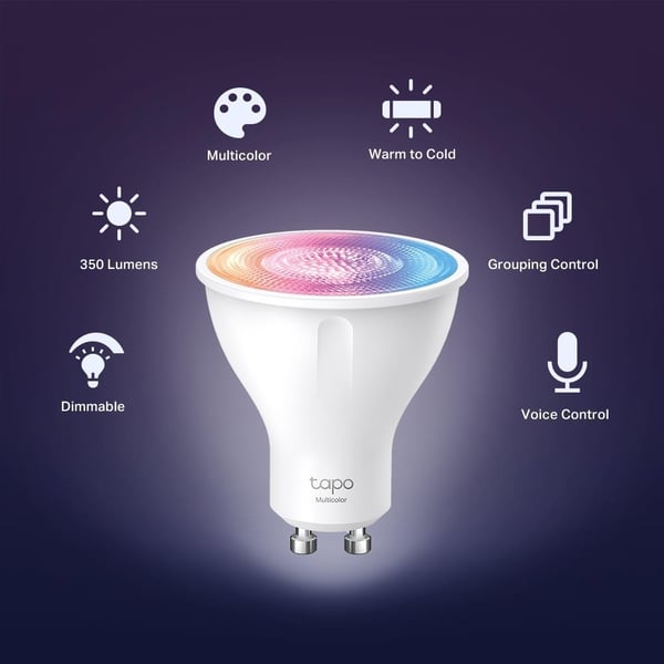 TP-Link Tapo Smart Wi-Fi Spotlight, monivärinen (4-pack) /Tapo L630