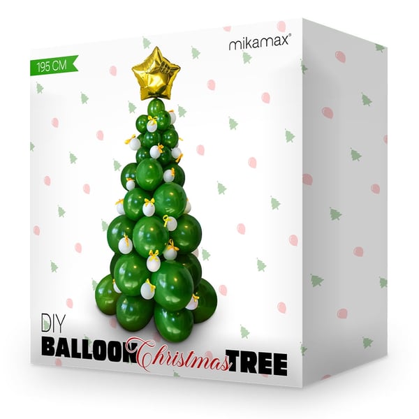 MikaMax DIY-ballon-juletræ
