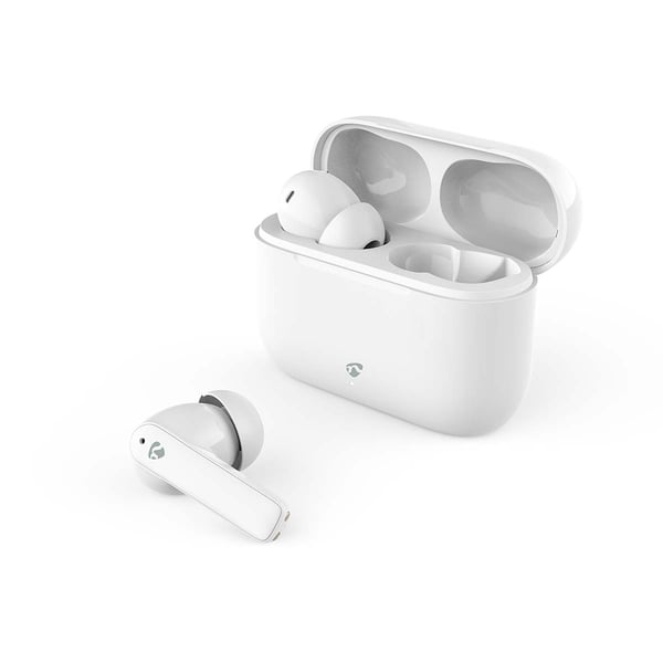 Nedis Fullt Trådlösa hörlurar | ENC (Environmental Noise Cancelling) | Bluetooth® | Batteri 1 driftstid standardanvändning: 1440 min | Tryck på Kontro