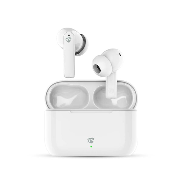 Nedis Fullt Trådlösa hörlurar | ENC (Environmental Noise Cancelling) | Bluetooth® | Batteri 1 driftstid standardanvändning: 1440 min | Tryck på Kontro