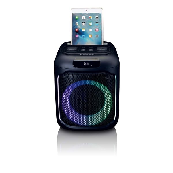 Lenco Kompakt IPX4 Bluetooth® Partyhøyttaler med trådløs mikrofon