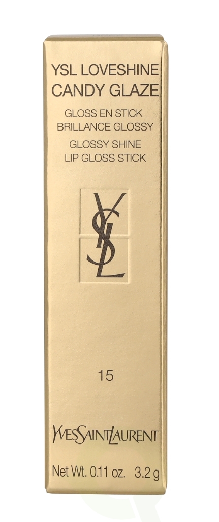 Yves Saint Laurent YSL Loveshine Candy Glaze Lipstick 3,2 g #15 Showcasing Nude