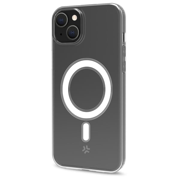 Celly Gelskinmag TPU-deksel MagSafe kompatibel iPhone 15 Transparent