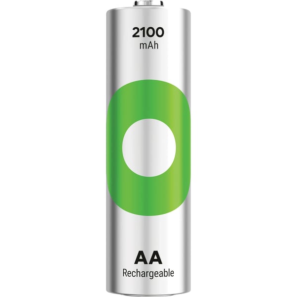 GP Batteri Recyko NiMH AA HR6 2100mAh 4-Pakning