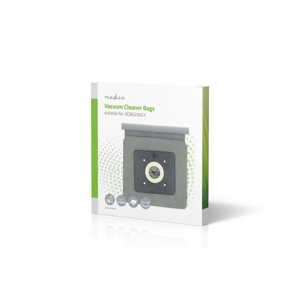 Nedis Støvsugepose- | 1 stk. | Stoff | Mest solgt for: Nedis® VCBG250GY | Hvit
