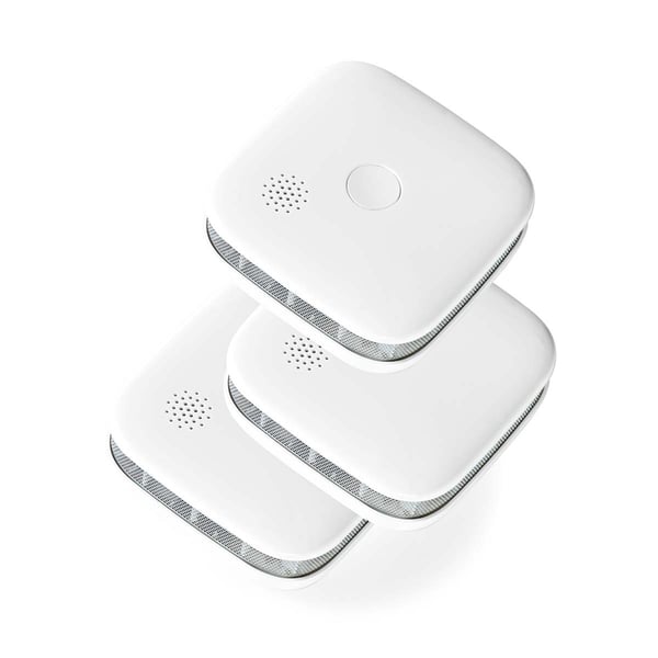 Nedis SmartLife Røykvarsler | Batteri drevet | Sensorlivssyklus: 10 år | EN 14604 | Maks. batteri levetid: 24 Måned | 85 dB | Hvit | 3 stk