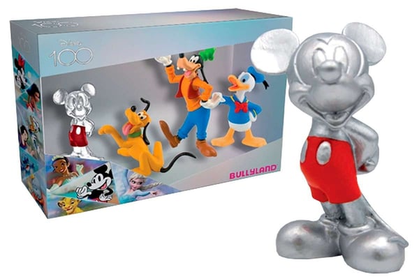 BULLYLAND WD 100 år Platinium Classic gaveeske - 4 figurer (525394)