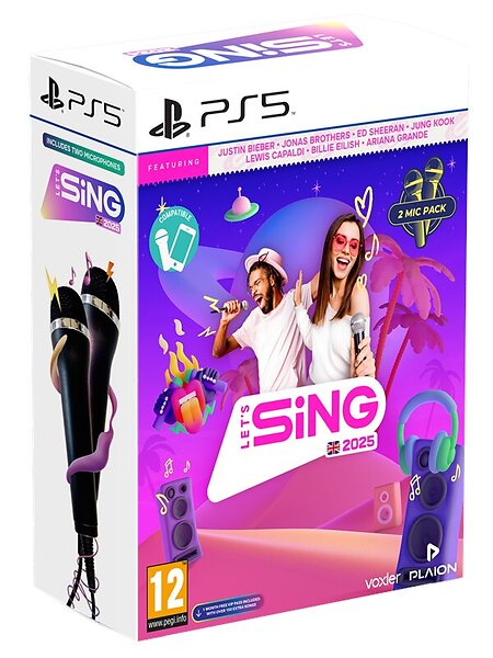 Let's Sing 2025 (Double Mic Bundle) (PS5)
