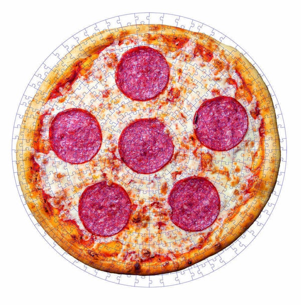 Winkee Pizza-puslespil - (16732)