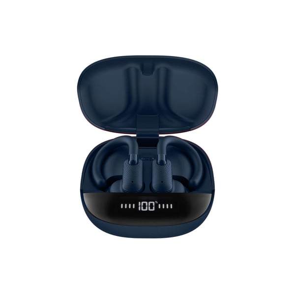 MIXX Hodetelefon Sports Charge 2 In-Ear Hook TWS Svart/Blå