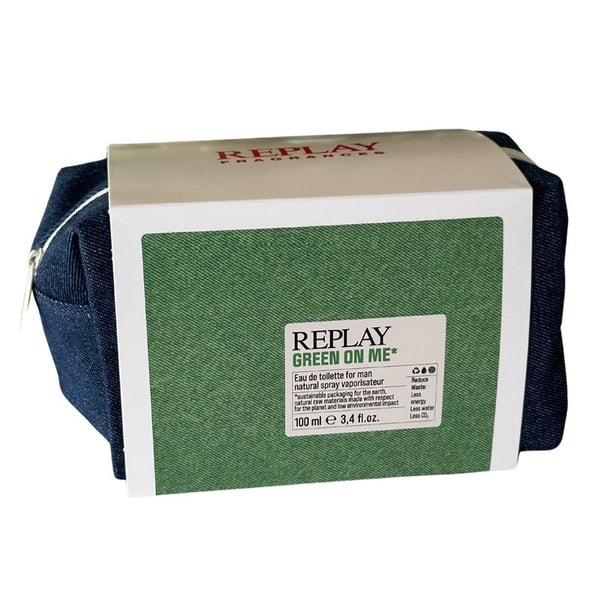 REPLAY Gavesett REPLAY Green On Me Man Edt 100ml + Pochette