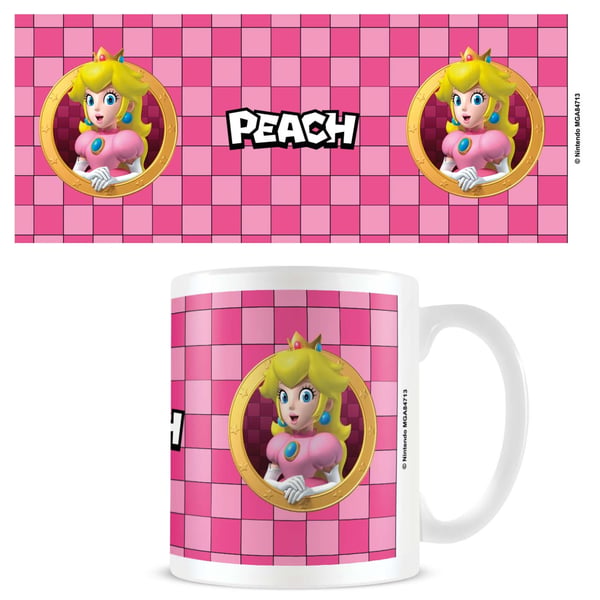 Pyramid International Krus Super Mario Peach 3D Port - Hvit