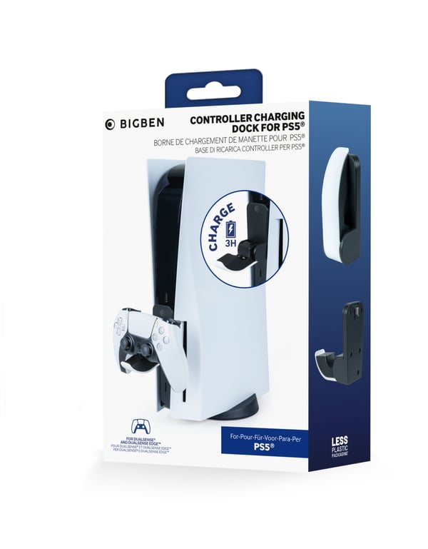 NACON Opladningsdock hvid/sort PS5