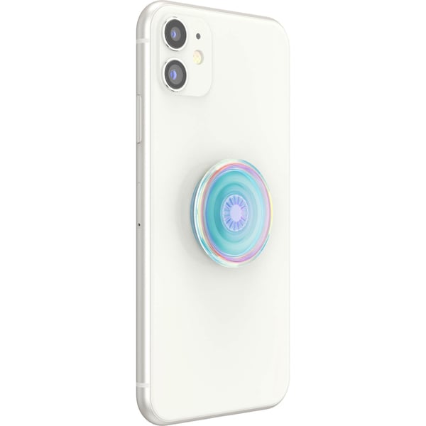 PopSockets Matkapuhelimenpidike PopGrip Original Clear Iridescent