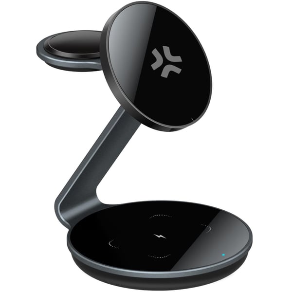 Celly MAGSTAND3IN1EVO 3-i-1-magnetiskt ställ Trådlös laddning 15W