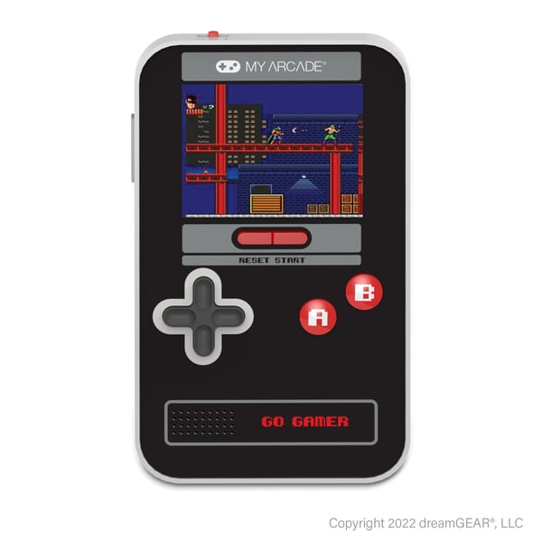 My Arcade GO GAMER CLASSIC (300 SPILL I 1), SVART, GRÅ, RØD