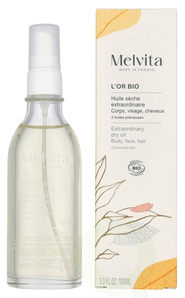 Melvita L'Or Bio Extraordinary Dry Oil 100 ml Body, Face, Hair