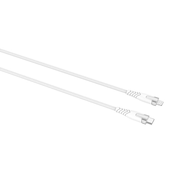 Gear Kevlar Kabel Pro Usb-C Til Lightning Metallhus Hvit 1,5m