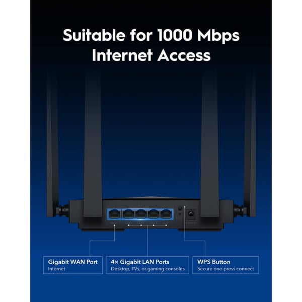 CUDY Ruter Wi-Fi Router WR3600 WF7 BE3600 Gigabit Mesh
