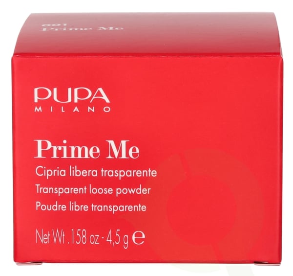 Pupa Milano Pupa Prime Me Setting &amp; Mattifying Loose Powder 4,5 g
