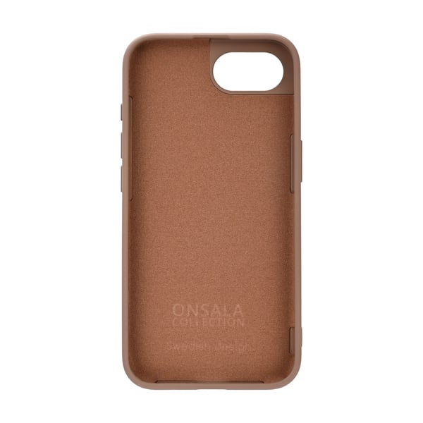Onsala Cover med Silikone Feel Chocolate - iPhone 16e/17e