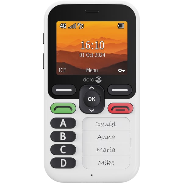 Doro Leva X10 Vit/Svart