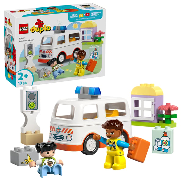 LEGO DUPLO Town - Ambulanse og sjåfør (10447)