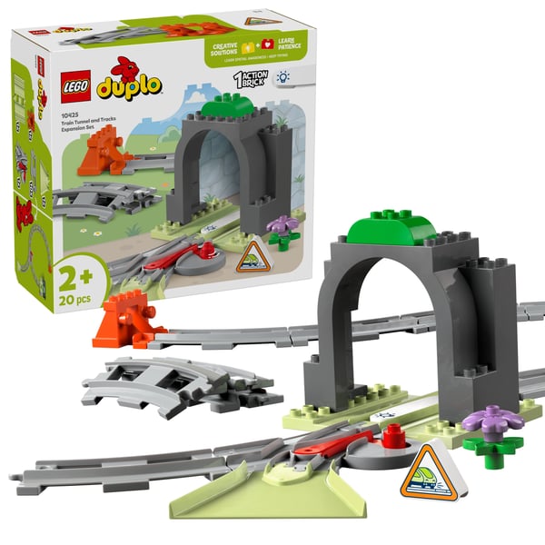 LEGO DUPLO Town - Utvidelsessett med togtunnel og togskinner (10425)