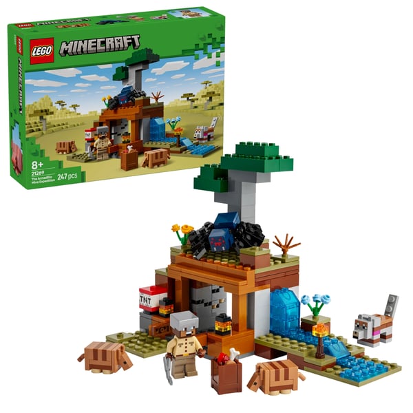 LEGO Minecraft - Bæltedyrgruveekspedisjonen (21269)
