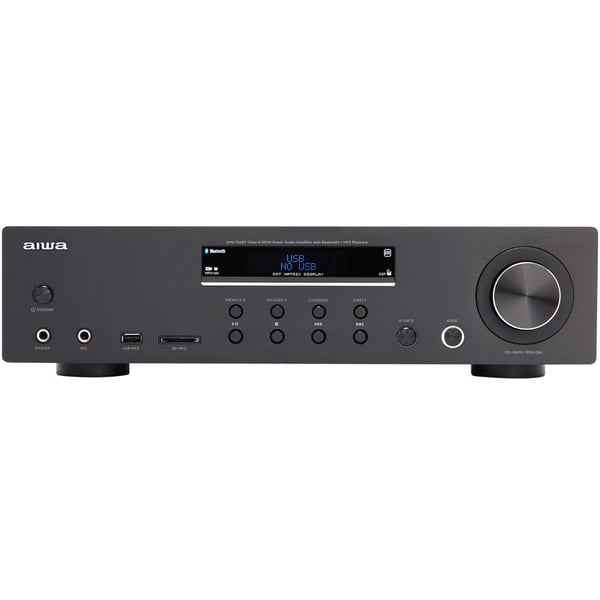 AIWA Förstärkare med Bluetooth 2 x 60 Watt RMS Svart