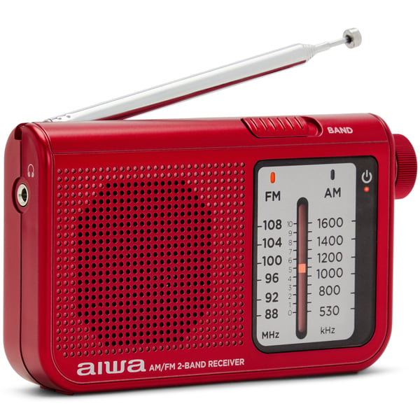 AIWA Lommeradio med FM/AM Red