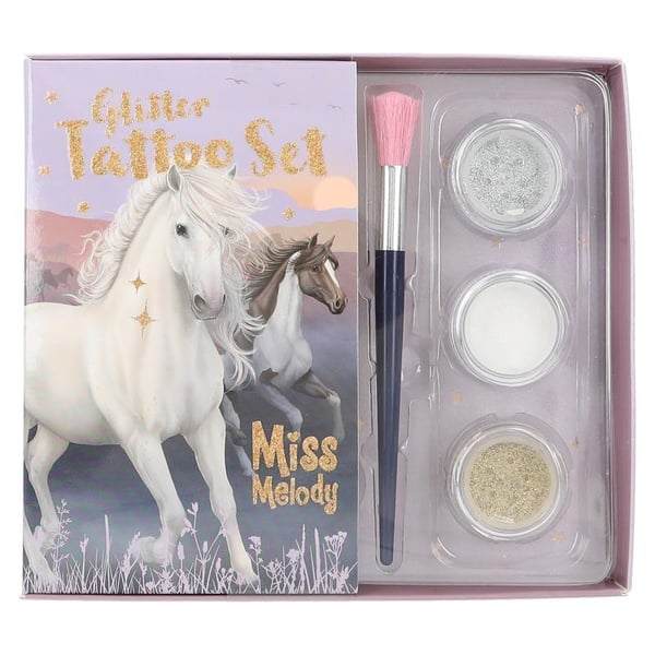 Miss Melody Glittertatoveringssett NIGHT HORSES ( 0412657 )