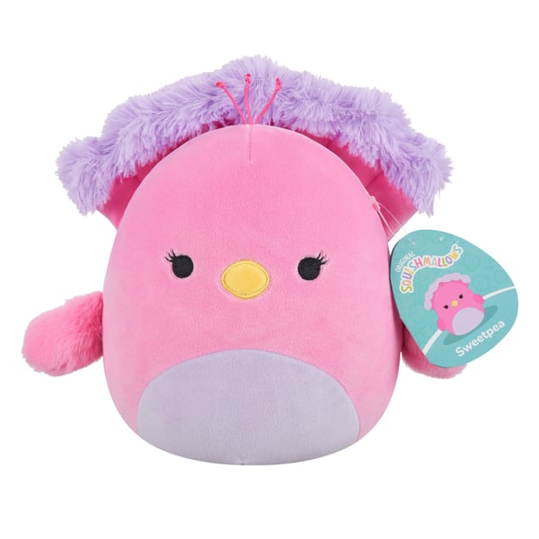 Squishmallows 19 cm plysj P22 - Sweetpea Påfugl