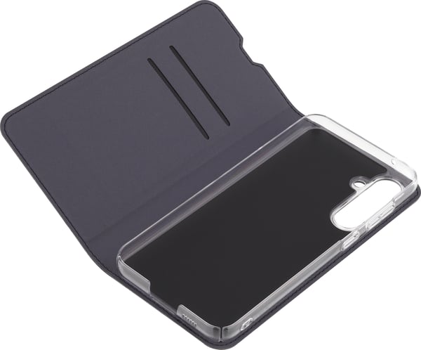 FoneKit BookCase -suojakotelo, Samsung Galaxy S23 FE, musta