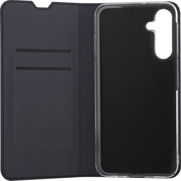 FoneKit BookCase -suojakotelo, Samsung Galaxy A25 5G, musta