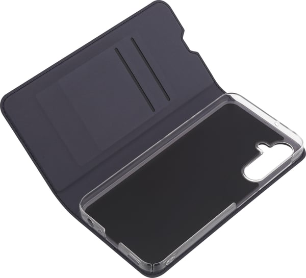 FoneKit BookCase -suojakotelo, Samsung Galaxy A25 5G, musta