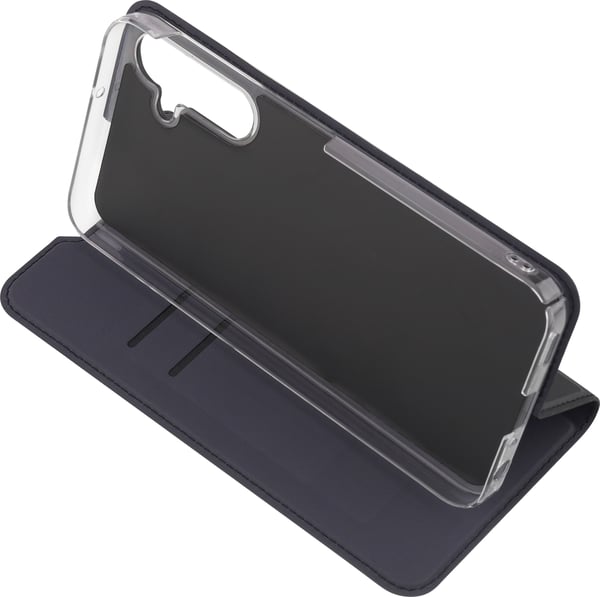 FoneKit BookCase -suojakotelo, Samsung Galaxy A25 5G, musta