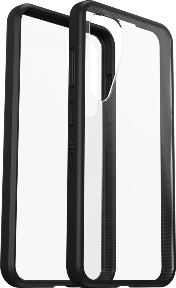 Otterbox React -suojakotelo, musta / kirkas, Samsung Galaxy S24