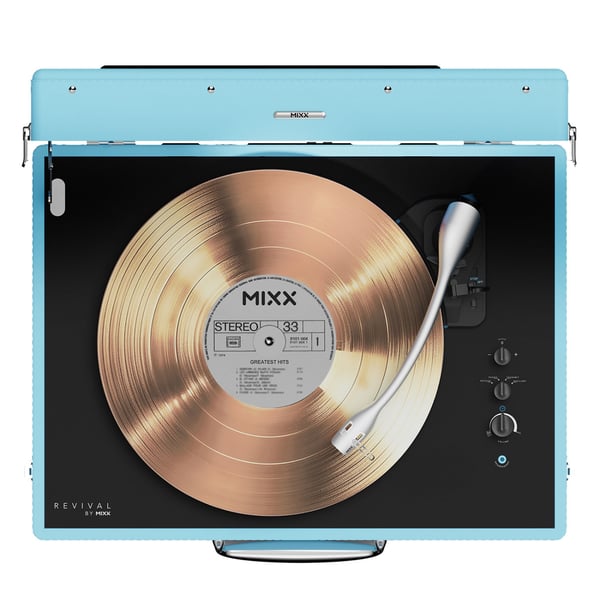 MIXX Vinylplatespiller Revival 65 Stereo Blå