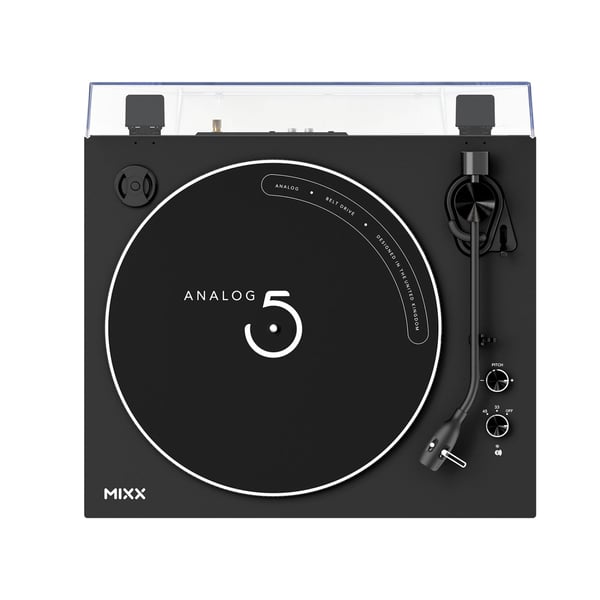 MIXX Vinylpladeafspiller Analog 5 Stereo Sort