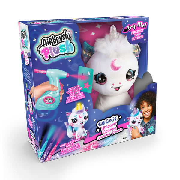 Airbrush Plush Kosmisk enhjørning (102811)