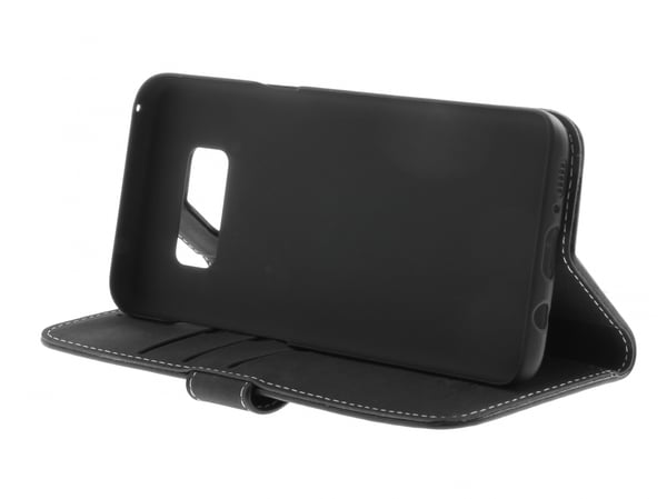 Insmat Exclusive Flip Case pungetui, Samsung Galaxy S8, sort