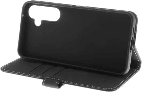 Insmat Eksklusivt Flip Case pungetui, Samsung Galaxy A55 5G, sort